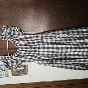 Black and White Checkered Dress